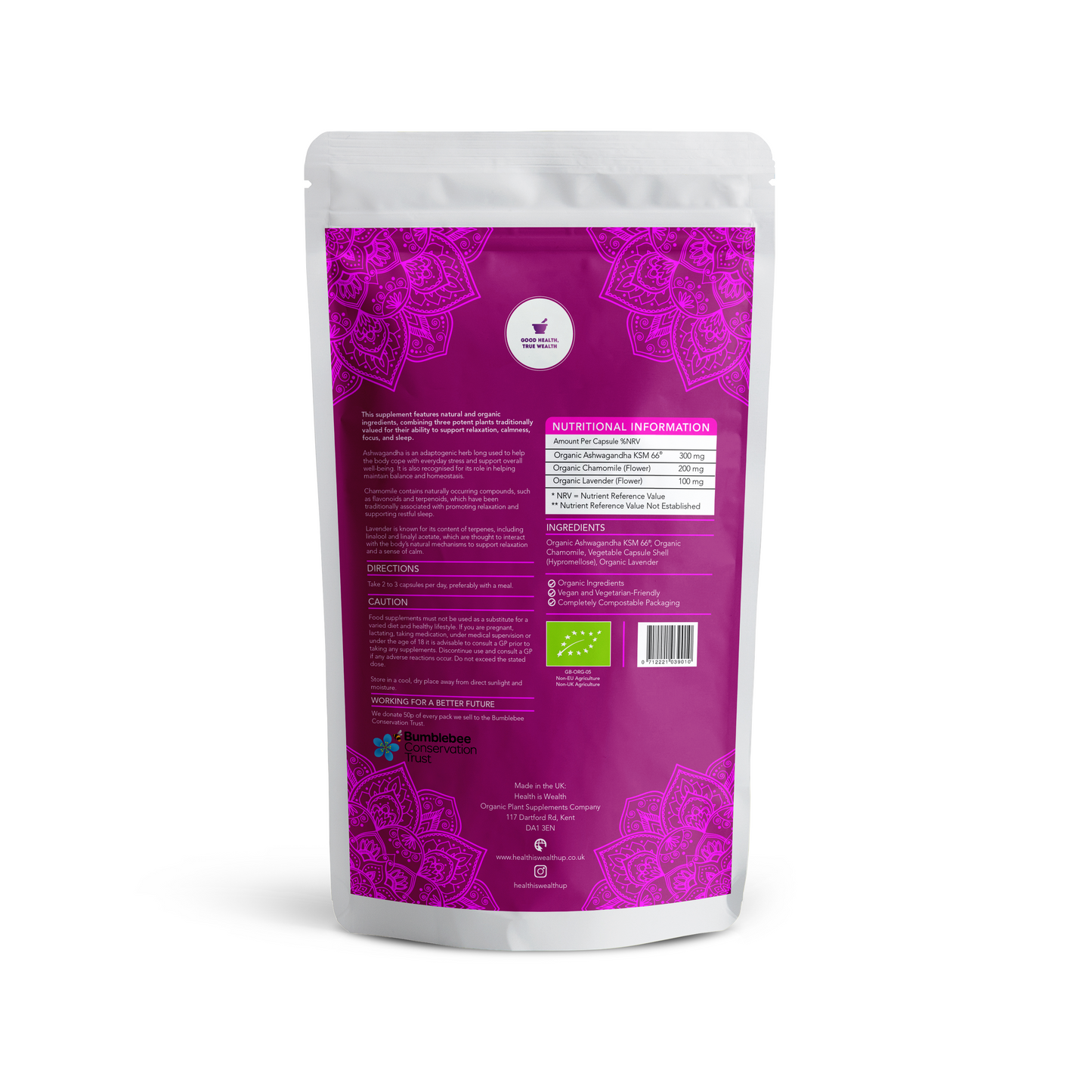Good Vibes - Organic Stress Relief Supplement