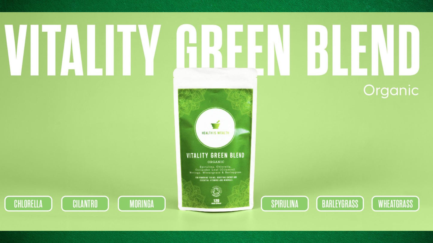 Superfoods for Energy! Meet the Vitality Green Blend Supplement