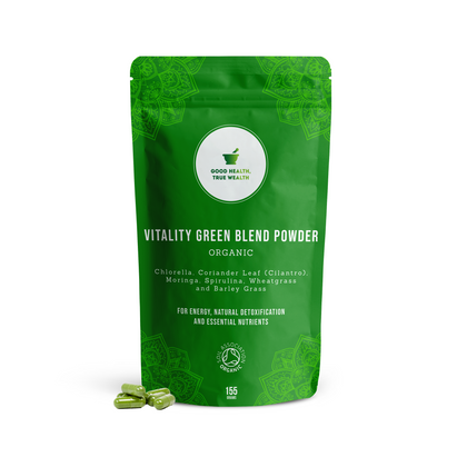 Vitality Green Blend Capsules - Organic Energy Greens