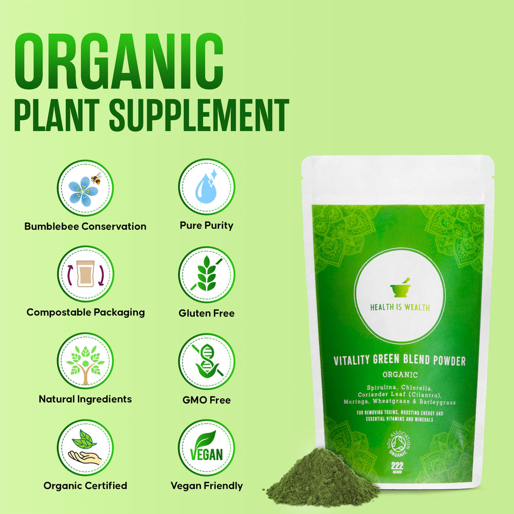 
                  
                    Vitality Green Blend Powder - Organic Energy Greens
                  
                